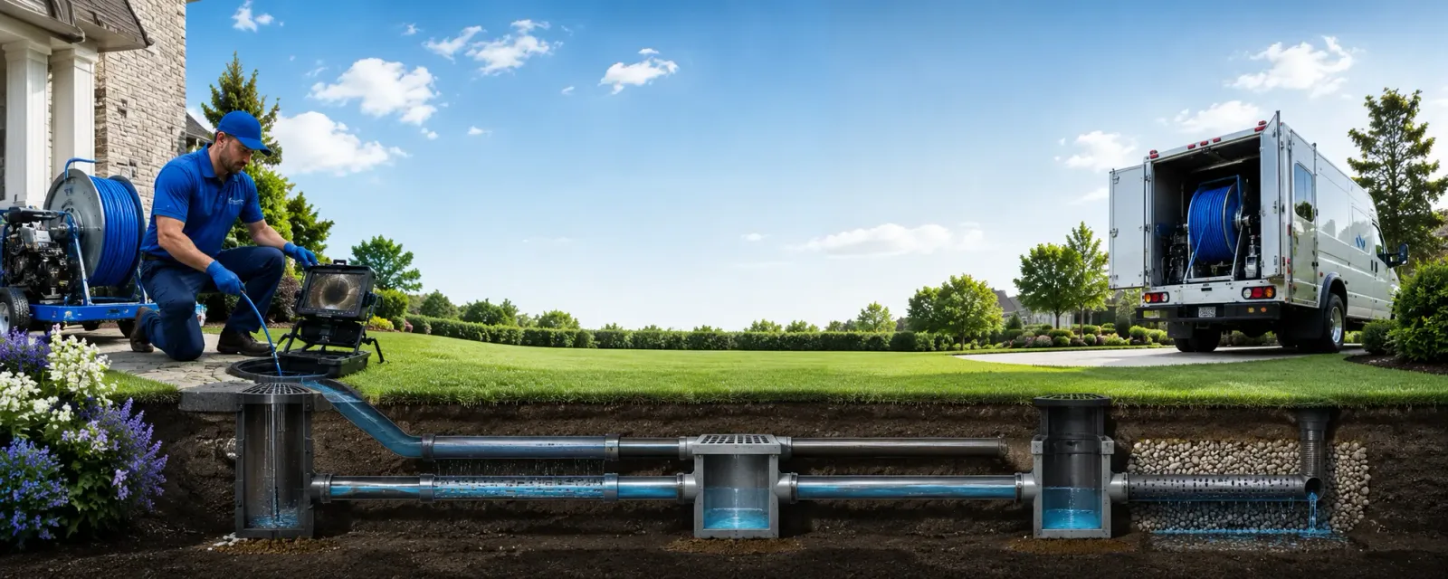 Outdoor drain cleaning information for Tunas, MO